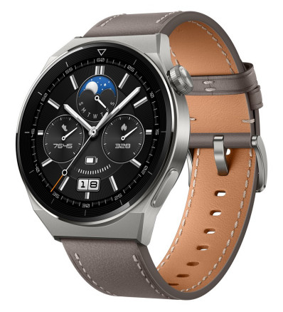 HUAWEI Watch GT3 pro 46mm Gray / Leather Strap