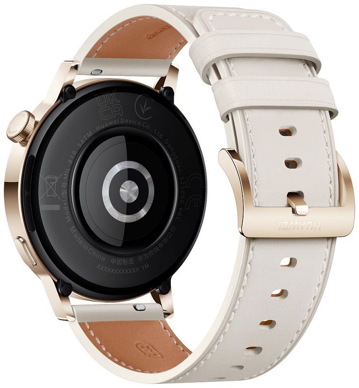 HUAWEI Watch GT3 42mm Gold / white Leather Strap
