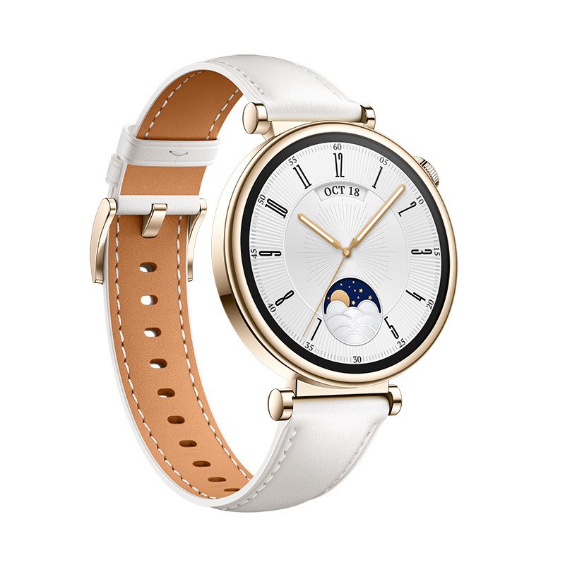 HUAWEI Watch GT4 41mm White / Leather Strap