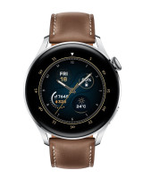 HUAWEI Watch 3 Classic 46mm Leather Strap Brown